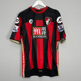 2015/16 BOURNEMOUTH DISTIN #25 *MATCH ISSUED + SIGNED* HOME SHIRT (L) JD