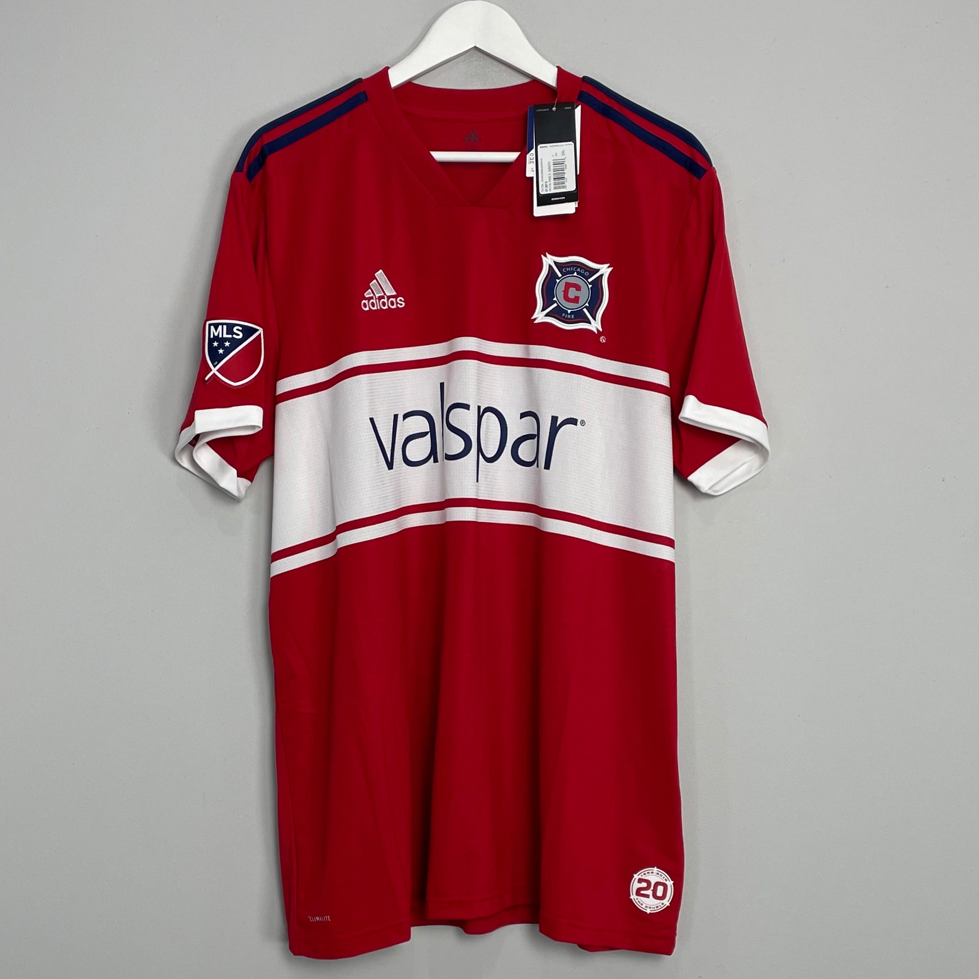 Shop 2018/20 CHICAGO FIRE *BNWT* HOME SHIRT (XXL) ADIDAS, classic football shirts, vintage football shirts & retro soccer jerseys at Cult Kits