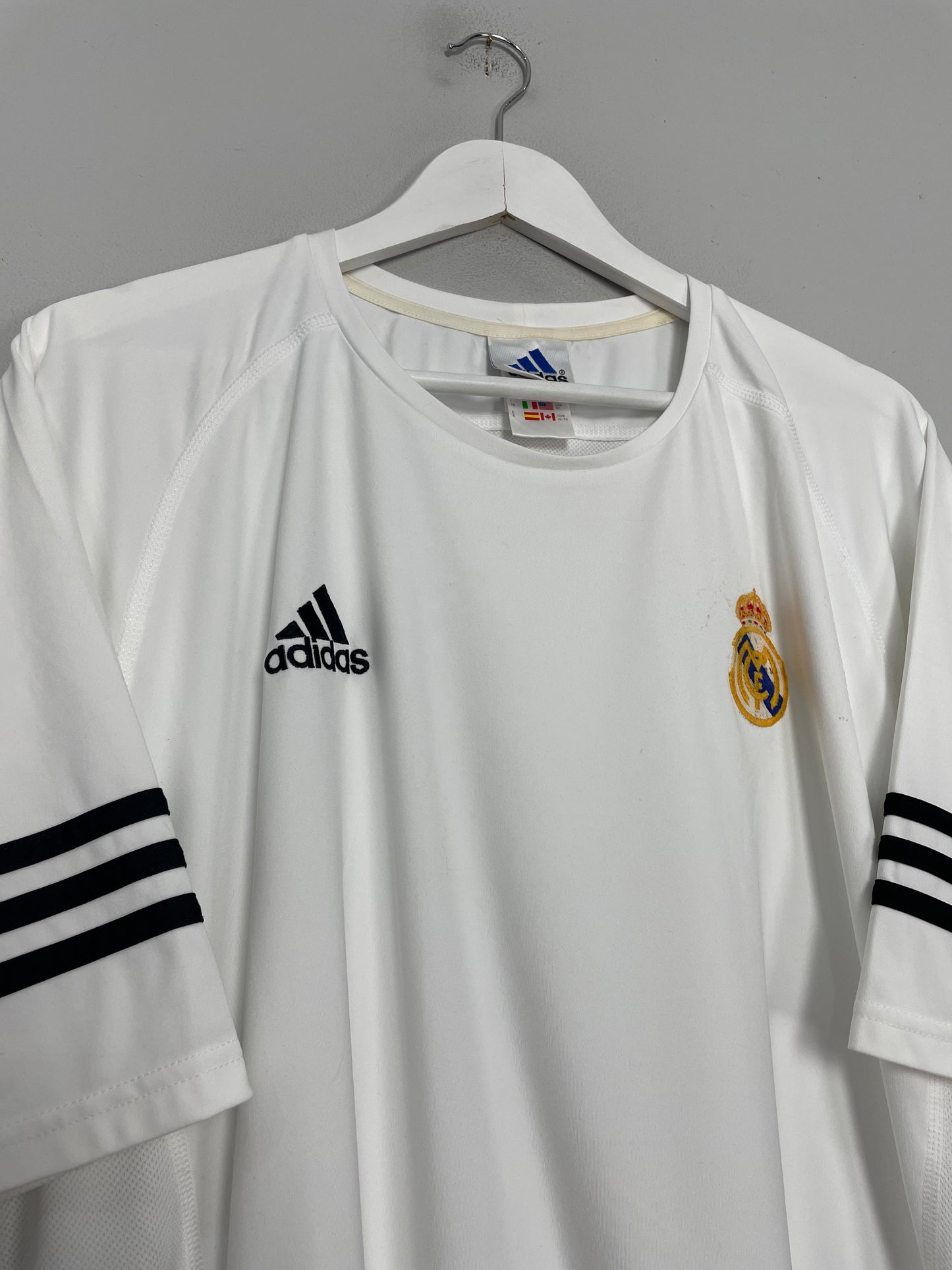 2001/02 REAL MADRID TRAINING SHIRT (XXL) ADIDAS