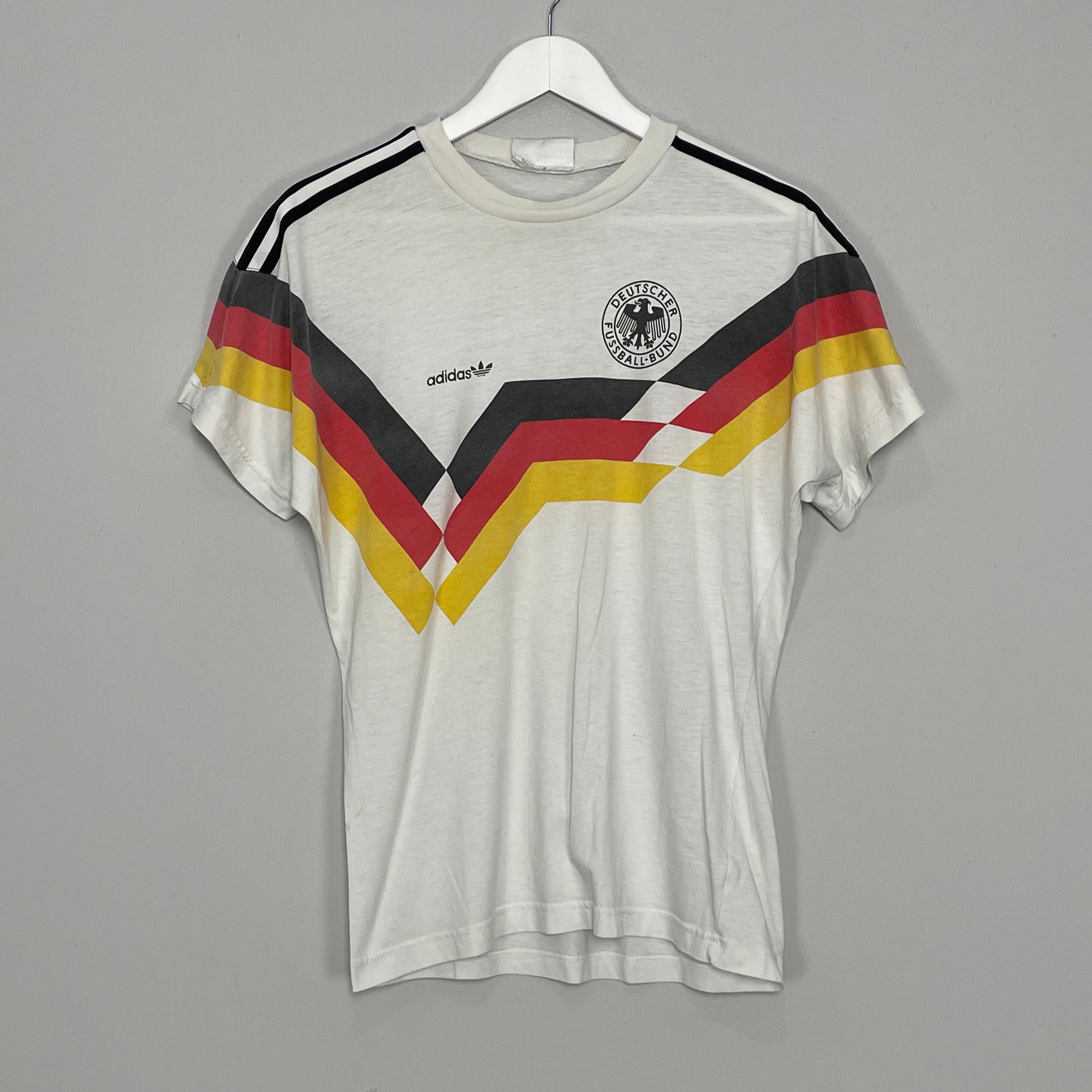 Shop 1988/90 GERMANY T-SHIRT (S) ADIDAS, classic football shirts, vintage football shirts & retro soccer jerseys at Cult Kits