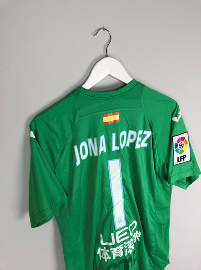 2014/15 GETAFE JONA LOPEZ #1 *MATCH ISSUE* GK SHIRT (M) JOMA