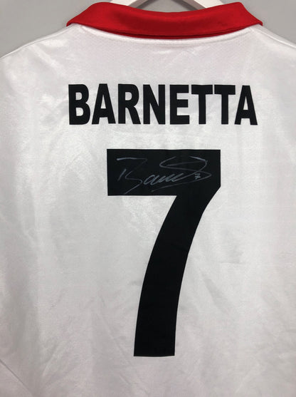 2007/09 SWITZERLAND BARNETTA #7 *SIGNED* AWAY SHIRT (XL) PUMA