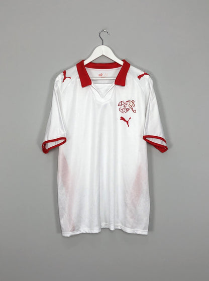 2007/09 SWITZERLAND BARNETTA #7 *SIGNED* AWAY SHIRT (XL) PUMA