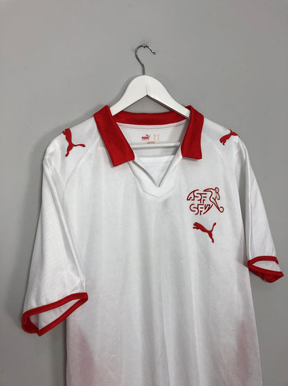 2007/09 SWITZERLAND BARNETTA #7 *SIGNED* AWAY SHIRT (XL) PUMA