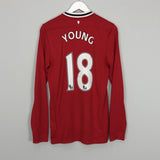 2011/12 MANCHESTER UNITED YOUNG #18 L/S HOME SHIRT (S) NIKE