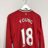 2011/12 MANCHESTER UNITED YOUNG #18 L/S HOME SHIRT (S) NIKE