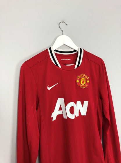 2011/12 MANCHESTER UNITED YOUNG #18 L/S HOME SHIRT (S) NIKE