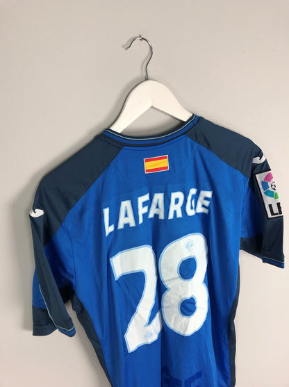 2014/15 GETAFE LAFARGE #28 *MATCH ISSUE* HOME SHIRT (M) JOMA