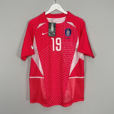 2002/04 SOUTH KOREA J.H.AHN #19 *PLAYER ISSUE* HOME SHIRT (S) NIKE