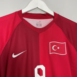 2006/08 TURKEY HAKAN SUKUR #9 BNWT HOME SHIRT (MULTIPLE SIZES) NIKE