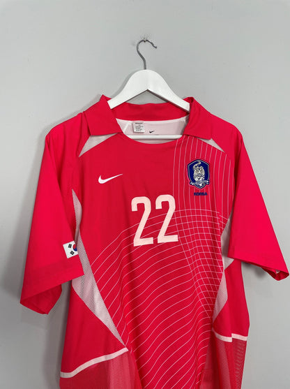 2002/04 SOUTH KOREA C G SONG #22 *PLAYER ISSUE* HOME SHIRT (L) NIKE