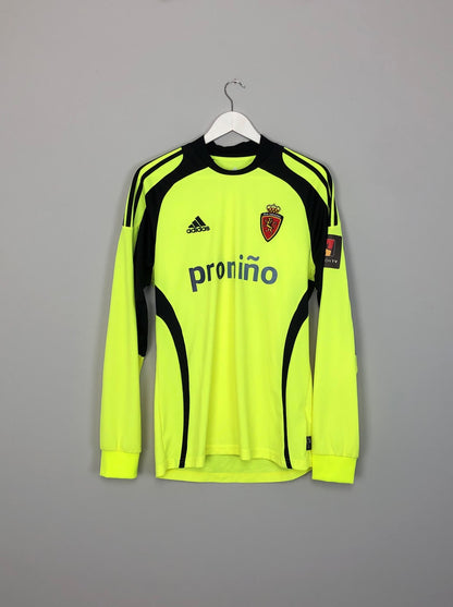 2010/11 REAL ZARAGOZA PAREDES #3 *PLAYER ISSUE* L/S AWAY SHIRT (M) ADIDAS