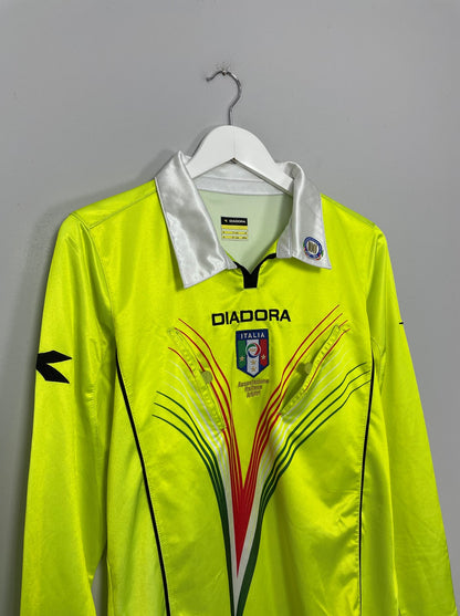 2011/12 ITALY FIGC REFEREE L/S SHIRT (S*) DIADORA