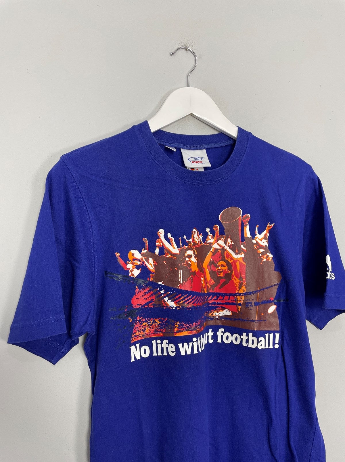 2003 JAPAN ADIDAS 'NO LIFE WITHOUT FOOTBALL' LEISURE TEE (S)