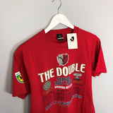 2007/08 KASHIMA ANTLERS *BNWT* DOUBLE CELEBRATION FAN TEE (M)