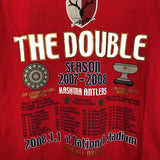 2007/08 KASHIMA ANTLERS *BNWT* DOUBLE CELEBRATION FAN TEE (M)