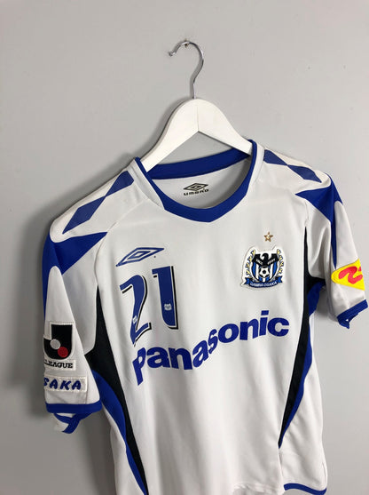 2007 GAMBA OSAKA KAJI #21 HOME SHIRT (S) UMBRO