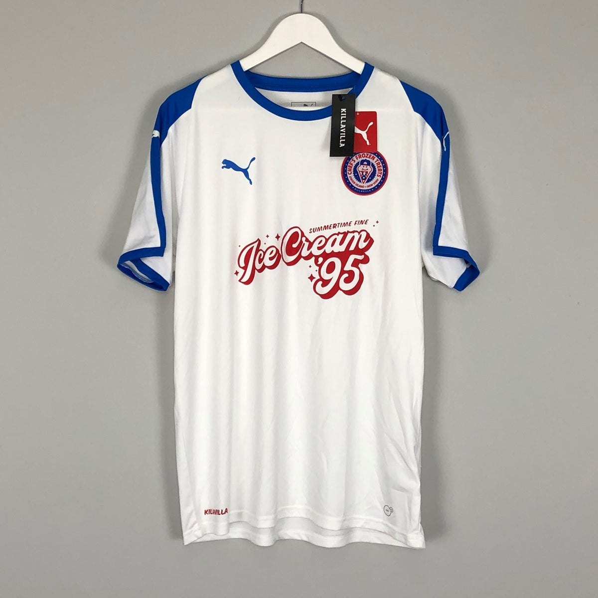 Shop 2019 KILLA VILLA X PUMA *BNWT* ICE CREAM SHIRT (L), classic football shirts, vintage football shirts & retro soccer jerseys at Cult Kits