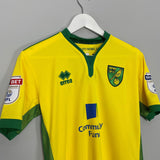 2016/17 NORWICH CITY HOWSON #8 *MATCH ISSUE* HOME SHIRT (M) ERREA