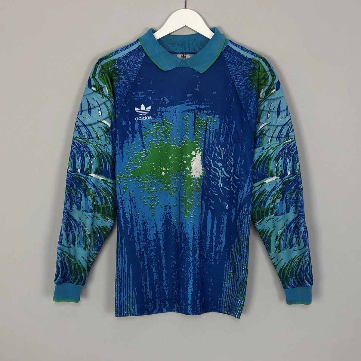 Shop 1990/92 ADIDAS GK TEMPLATE SHIRT (S), classic football shirts, vintage football shirts & retro soccer jerseys at Cult Kits