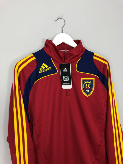 2007/08 REAL SALT LAKE *BNWT* ADIDAS 1/2 ZIP JACKET (L)