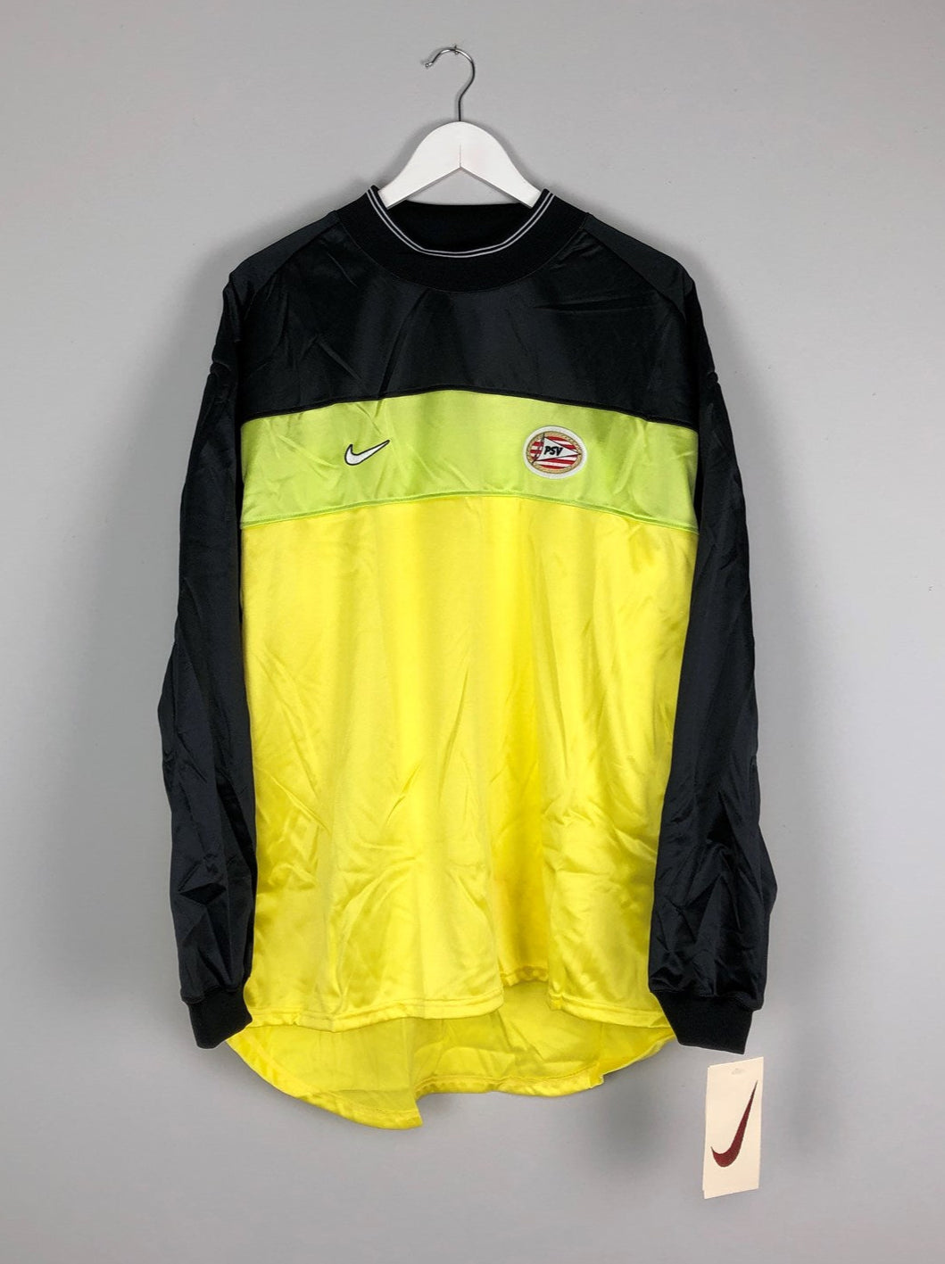 Shop 1998/00 PSV *Player Issue* BNWT GK Shirt (XL) Nike, classic football shirts, vintage football shirts & retro soccer jerseys at Cult Kits