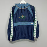 Shop 1997/98 JUVENTUS KAPPA HOODED CENTENARY TRAINING JACKET (XL), classic football shirts, vintage football shirts & retro soccer jerseys at Cult Kits