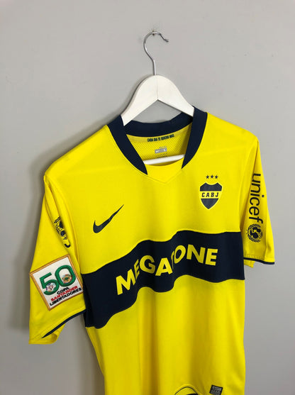 2008/09 BOCA JUNIORS IBARRA #4 *PLAYER ISSUE* LIBERTADORES AWAY SHIRT (L) NIKE