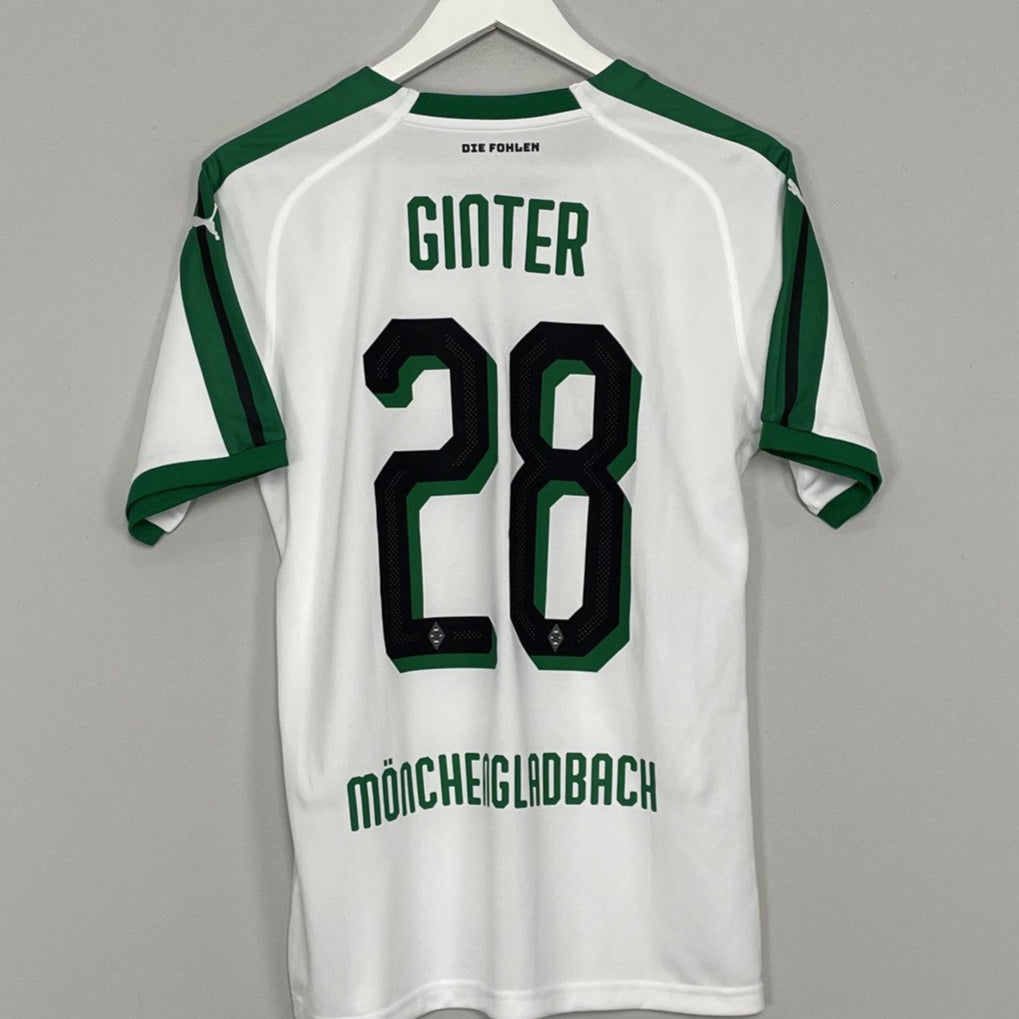 Shop 2018/19 MONCHENGLADBACH GINTER #28 HOME SHIRT (S) PUMA, classic football shirts, vintage football shirts & retro soccer jerseys at Cult Kits
