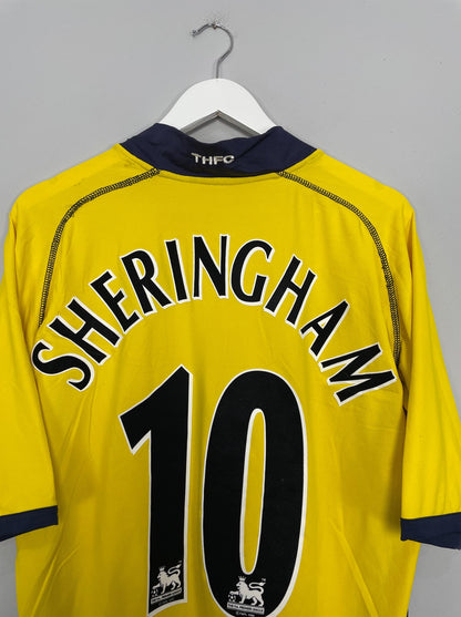 2002/03 TOTTENHAM HOTSPUR SHERINGHAM #10 THIRD SHIRT (XXL*) KAPPA