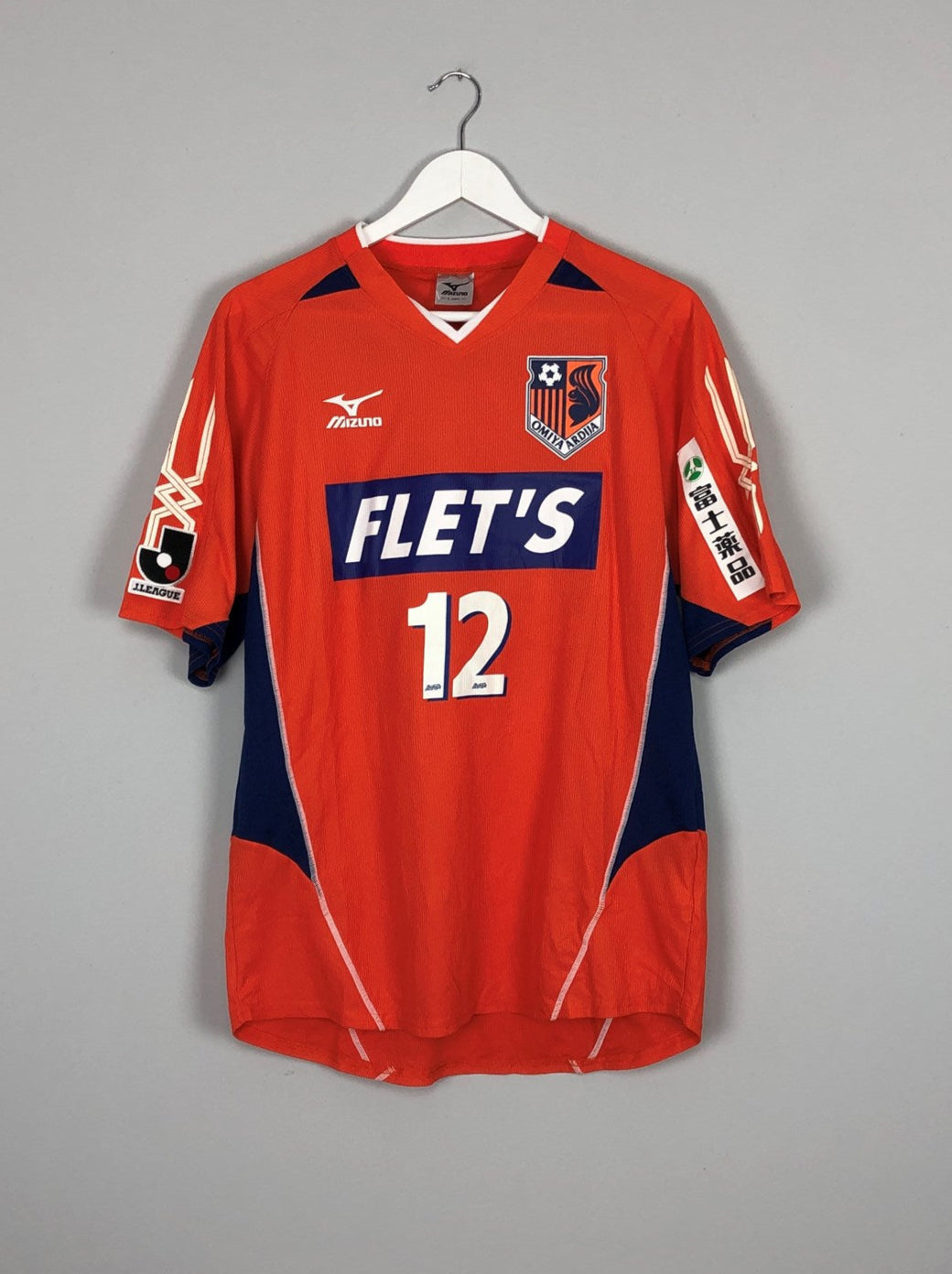 Shop 2006 OMIYA ARDIJA #12 HOME SHIRT (M) MIZUNO, classic football shirts, vintage football shirts & retro soccer jerseys at Cult Kits