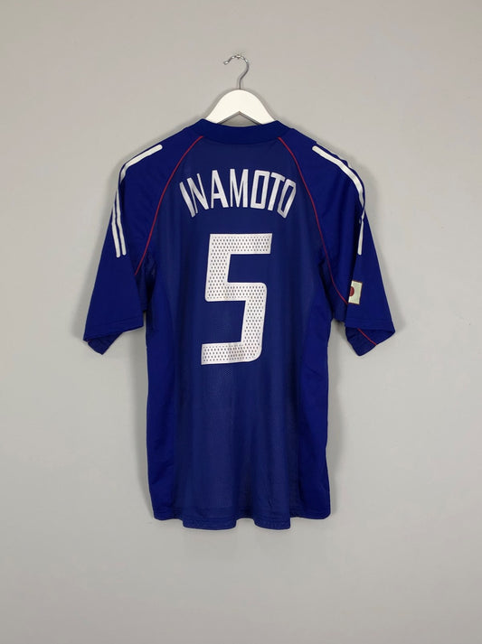 2002/04 JAPAN INAMOTO #5 *PLAYER ISSUE* HOME SHIRT (L) ADIDAS