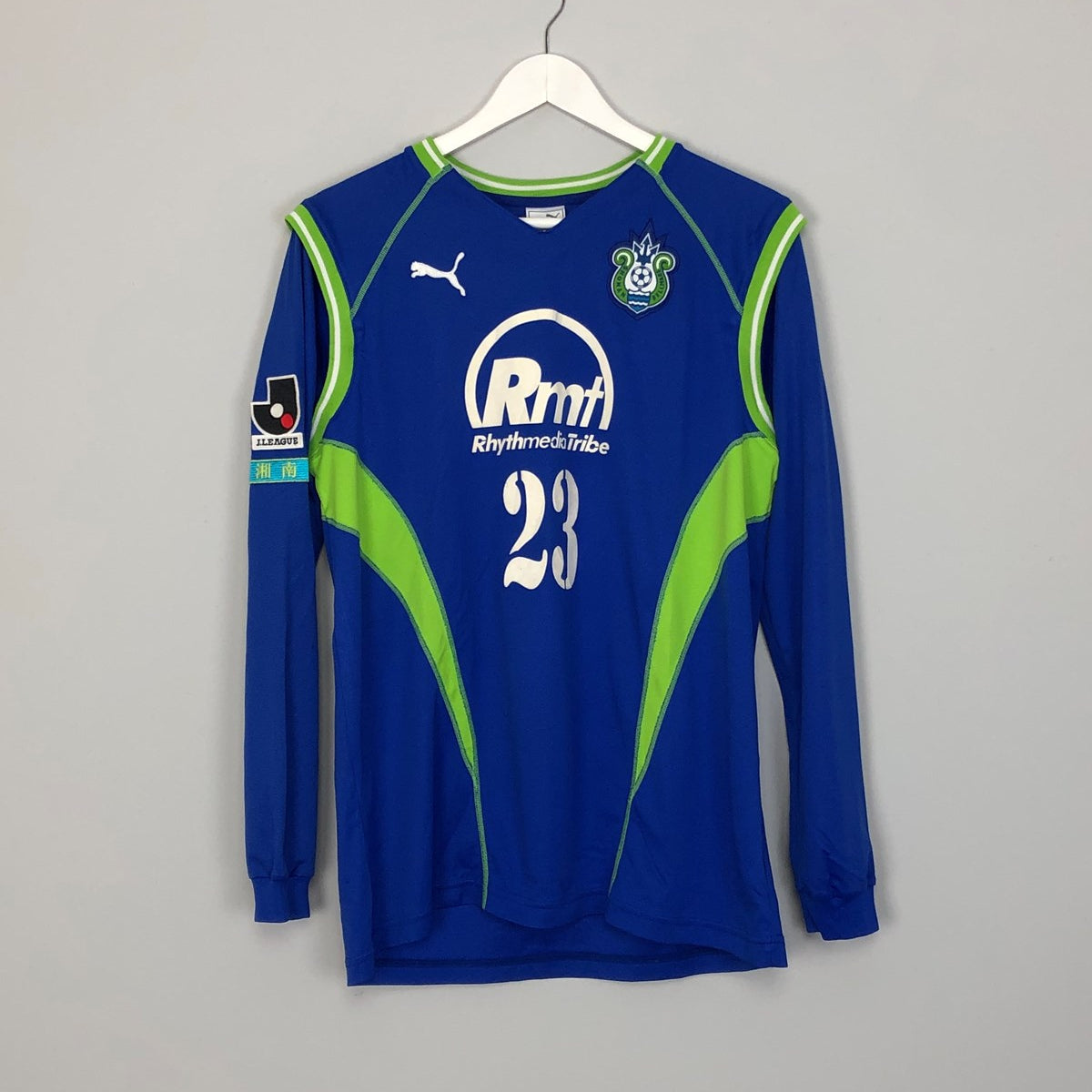 Shop 2003 SHONAN BELLMARE #23 *PLAYER ISSUE* L/S HOME SHIRT (M) PUMA, classic football shirts, vintage football shirts & retro soccer jerseys at Cult Kits