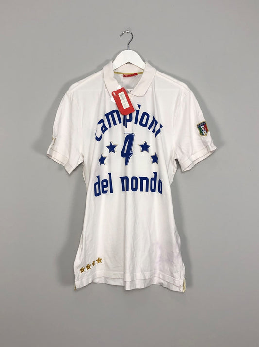 2006 ITALY *BNWT* 'CAMPIONI DEL MONDO' PUMA POLO SHIRT (XL)