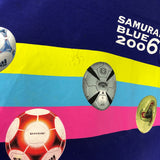 2006 JAPAN ADIDAS SAMURAI BLUE SUPPORTERS TEE (M)
