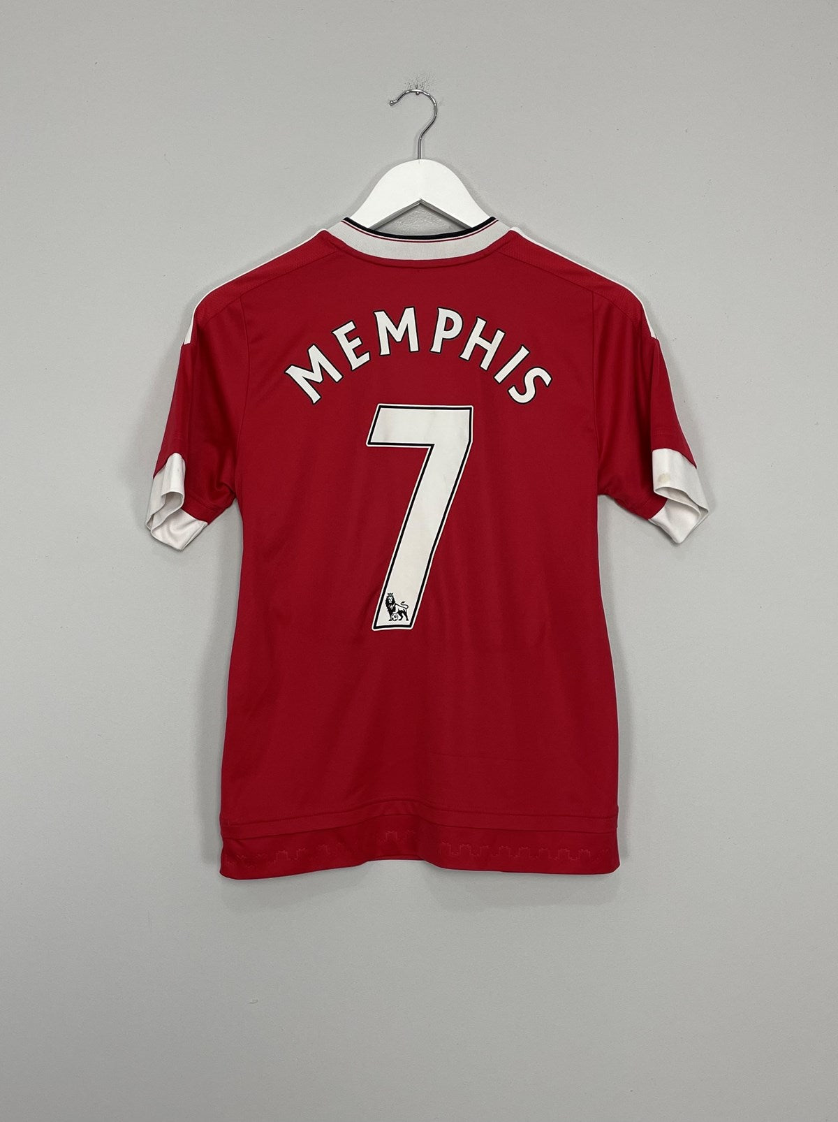 Shop 2015/16 MANCHESTER UNITED MEMPHIS #7 HOME SHIRT (L.KIDS) ADIDAS, classic football shirts, vintage football shirts & retro soccer jerseys at Cult Kits