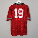 1990 UMBRO #19 ITALIA 90 *BNWT* REISSUE TEMPLATE AWAY SHIRT (MULTIPLE SIZES)