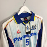 2001 GAMBA OSAKA #5 AWAY SHIRT (XL.KIDS) LE COQ SPORTIF