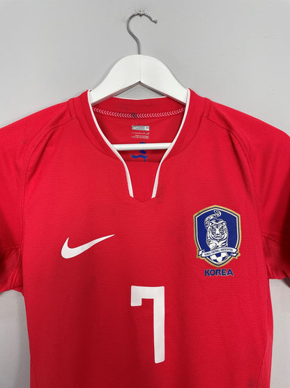 2008/10 SOUTH KOREA J.S.PARK #7 *PLAYER ISSUE* HOME SHIRT (L) NIKE