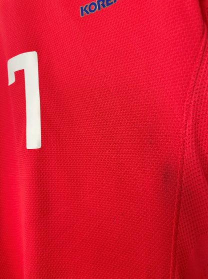 2008/10 SOUTH KOREA J.S.PARK #7 *PLAYER ISSUE* HOME SHIRT (L) NIKE