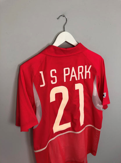 2002/04 SOUTH KOREA J.S. PARK *PLAYER ISSUE* HOME SHIRT (S) NIKE WORLD CUP