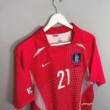 2002/04 SOUTH KOREA J.S. PARK *PLAYER ISSUE* HOME SHIRT (S) NIKE WORLD CUP