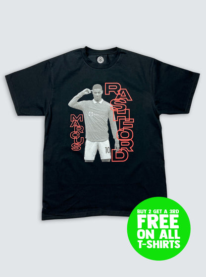 90s STYLE MANCHESTER UNITED MARCUS RASHFORD BOOTLEG TEE
