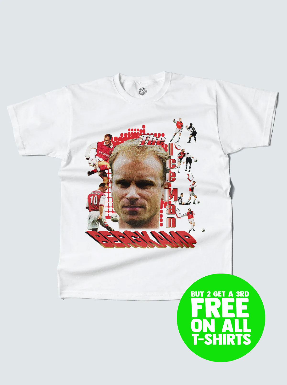 ARSENAL BERGKAMP ICEMAN BOOTLEG TEE