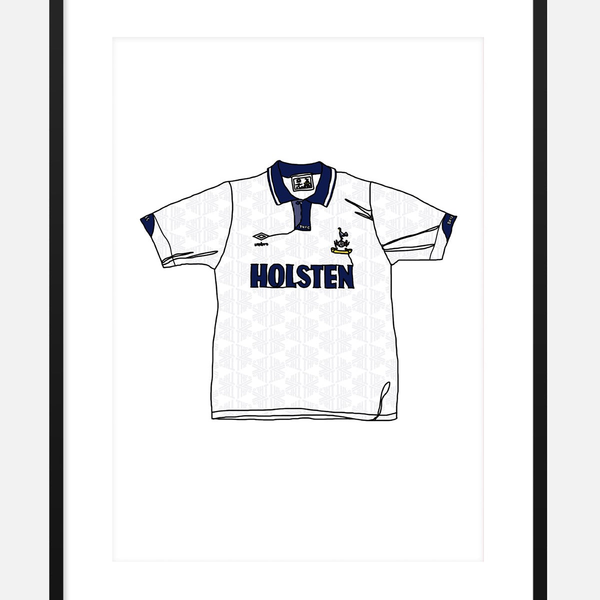 Shop 1992 TOTTENHAM HOTSPUR FC – #1 - Digital Print, classic football shirts, vintage football shirts & retro soccer jerseys at Cult Kits