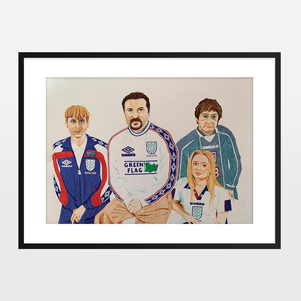 Shop 2001 BRENT AND COLLEAGUES FOR ENGLAND, classic football shirts, vintage football shirts & retro soccer jerseys at Cult Kits